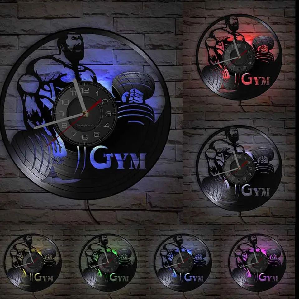 Gepersonaliseerde GEEN Ticking Fit Sport Thema Vinyl LP
