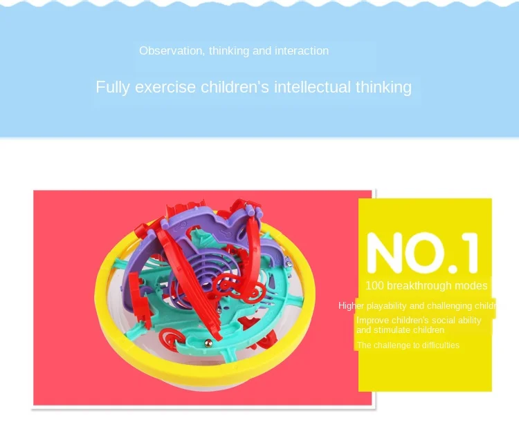 Yuxin Science развивающие игры дом пространство Perplexus 3D лабиринт Chenghai игрушка 100 уровень от производителя прямые продажи