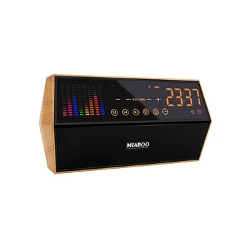 

CARPRIE 2020 Digital Led Speaker Double Speaker Wireless Speaker Bluetooth Mirror AUX TF FM Music Player For Iphone