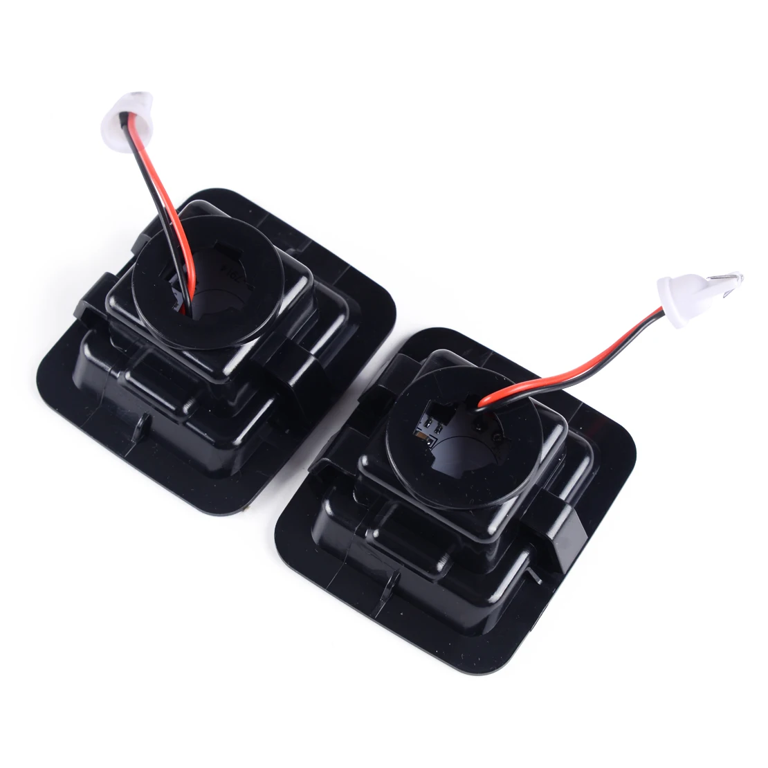 DWCX 2 шт. 3W 12V черные высокие Мощность дыма номерной знак светодиодный светильник 6500K подходит для Ford F150