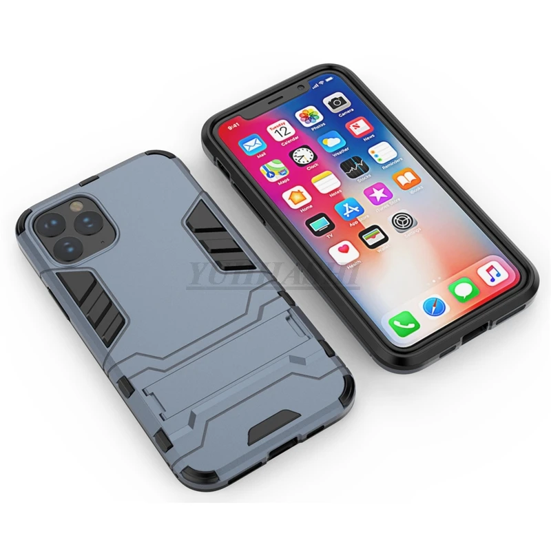 Yuhashi противоударный жесткий чехол-подставка для iPhone 11, защитный чехол-накладка для телефона, чехол-бампер для iPhone 11
