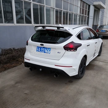

Car Styling For Ford Focus Spoiler 2012-2015 ABS Plastic Unpainted Primer Color Rear Spoiler Wing Trunk Lid Cover Protector