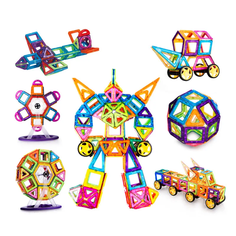 

PCs Manufacturers Direct Selling 76 PCs Magnetic Building Blocks Toy 3-10 a Year of Age Children Assembled Take Magnetic Magnet