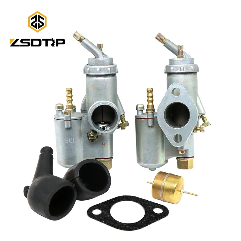 

ZSDTRP Original CJ-K750 Left and Right Carburetor Rubber + Sleeves+ Gasket PZ28 SV Flat Head M1 Case for bmw R1 M72 Ural
