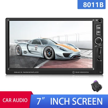 

Car Radio 2Din 7" HD Multimedia Player MP5 Touch Screen Support FM Remote Control Reverse Image Bluetooth Handsfree AutoRadio