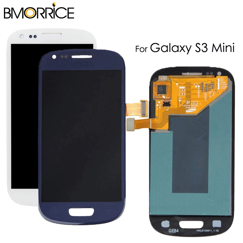 AMOLED для SAMSUNG Galaxy S3 Mini i8190 GT-i8190 i8195 i8200 ЖК-дисплей сенсорный экран дигитайзер OLED