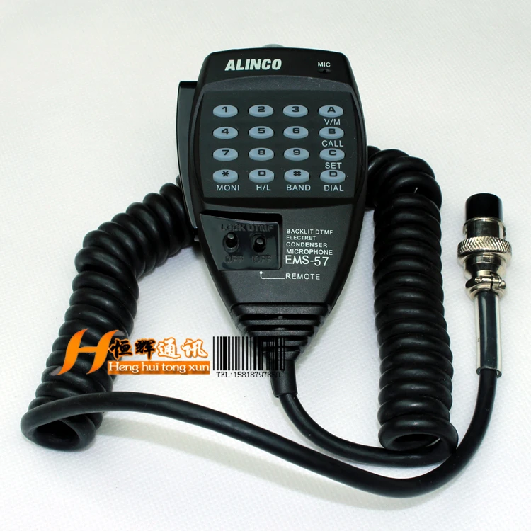 EMS-57 8pin Alinco DTMF сделать микрофон de Mão para HF/мобильный DX-SR8T DX-SR8E DX-70T DX-77T | Электроника