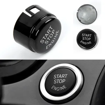 

Car Decoration Accessories Black/Red Car Start Stop Button Switches Cover For 2009-13 BMW 5 6 7 F01 F02 F10 F11 F12