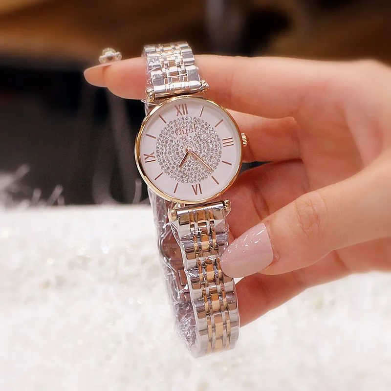 Женские наручные часы женские роскошные Брендовые женские кварцевые женские часы со стразами часы женские наручные часы для женщин Relogio feminino