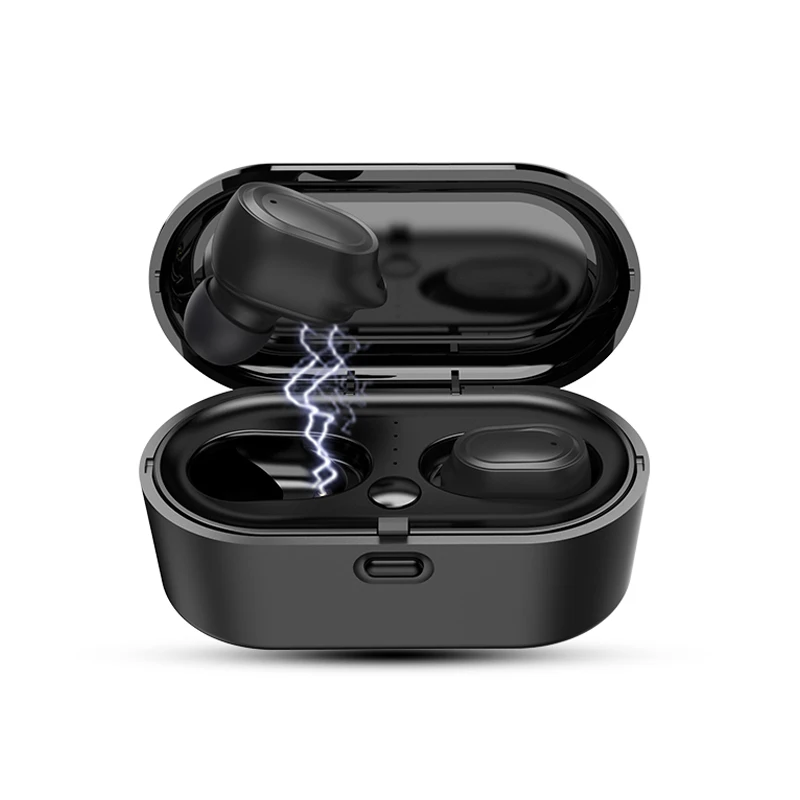 Новые беспроводные TWS True Bluetooth наушники мини 5,0 Близнецы стерео спортивные водонепроницаемые наушники-вкладыши гарнитура наушники Air-2 - Цвет: bluetooth 5.5 black