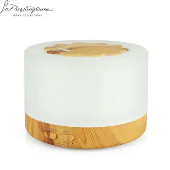 

NMT-090 7 Colors Change LED Night light 500ml Aroma Air Humidifier Essential Oil Diffuser Wood Grain Ultrasonic Cool Mist Maker