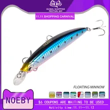 Noeby NBL9498, новинка, приманка для ловли гольяна, жесткая искусственная приманка, для морской рыбалки, 110 мм, 19 г, Тонущая для морского окуня, щуки