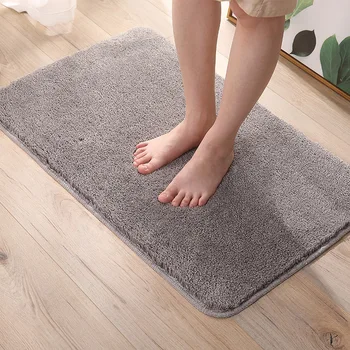 

Bath Mat Non-slip Bathroom Carpet Water Absorption Rug Entry Doormat Kitchen Floor Mats Toilet Carpet Anti-Slip Pad Shower Mat