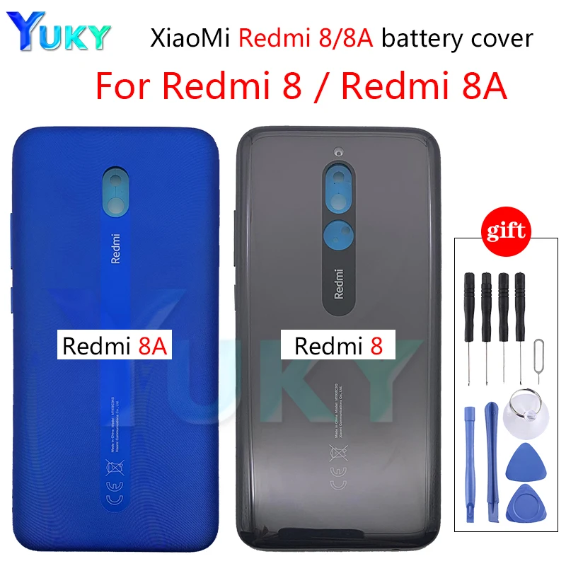 Крышка батарейного отсека для Xiaomi Redmi 8 корпус заднего с клеем 8a задняя