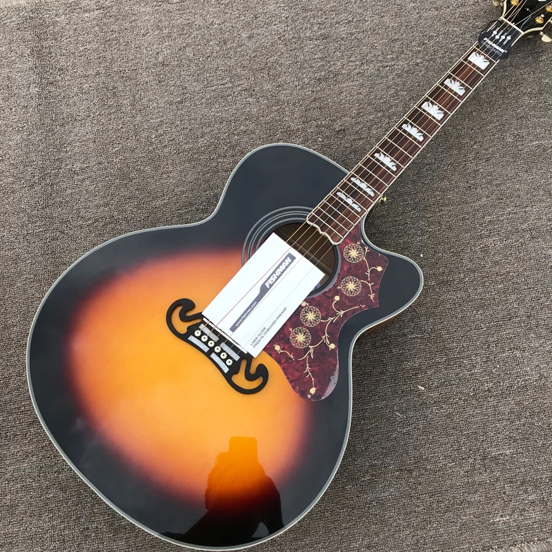 로즈우드 지판, 어쿠스틱 기타, 일렉트릭 박스 기타, 고품질 일렉트릭 기타, 43 인치, 무료 배송