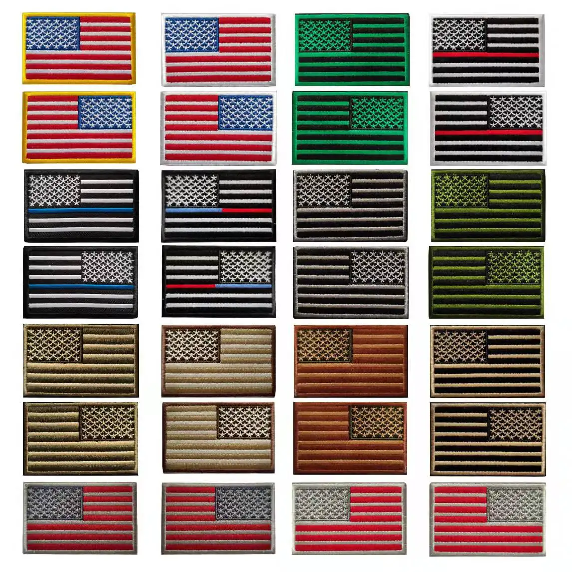 US Marine Corps military tactical badge flag star strip embroidery Velcro patch left and right shoulder armband outdoor Backpack | Дом и сад