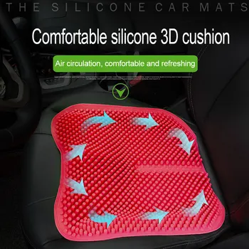 

Portable Non Slip Pain Relief Gel Seat Cushion Health Care Wheelchair Universal Car Soft Silicone Massage Home Office Waterproof