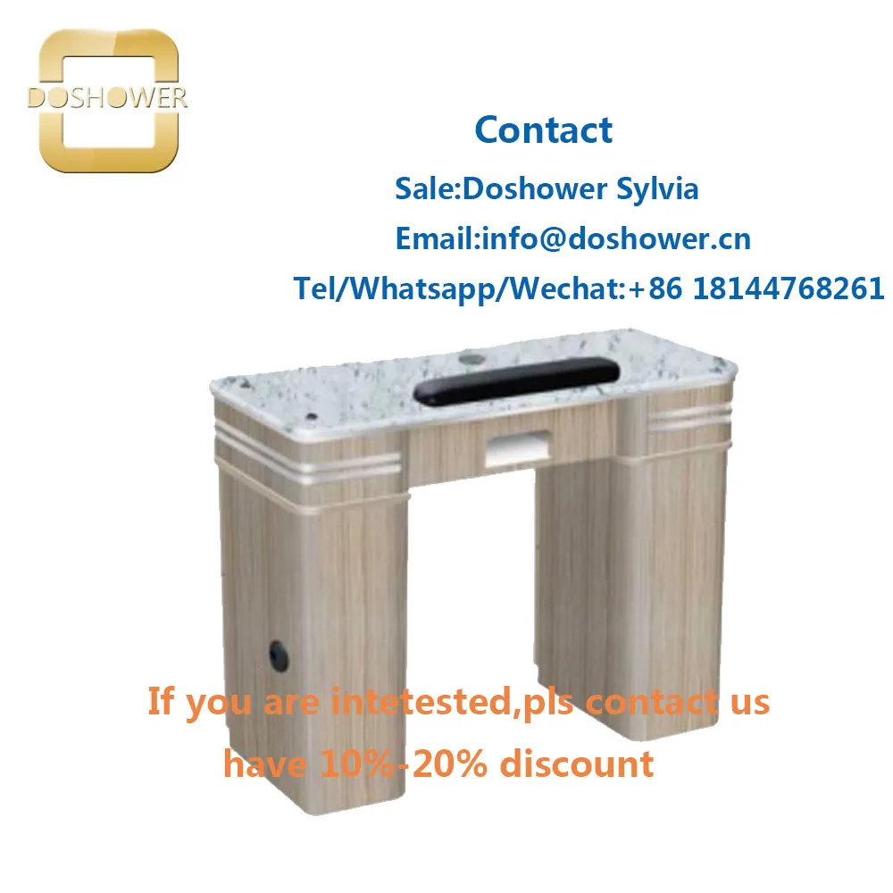 Doshower DS-1932 nails table  manicure with salon manicure marble for nail art tables for nail care manicure table nail station