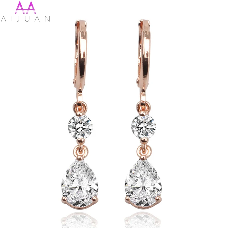

Zircon Drop Dangle Earrings for Women Oorbellen Pendientes Mujer Moda Earings Brinco Earring Earing Aretes De Kolczyki Statement