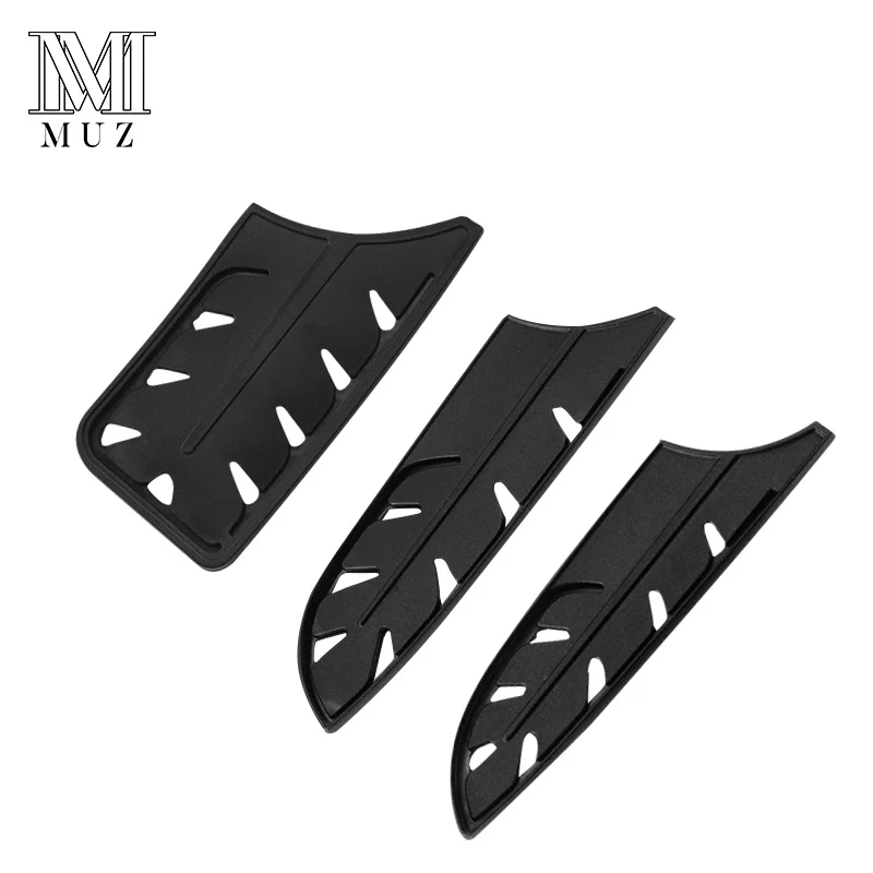 knife cover Горячая Распродажа 4cr14mov набор кухонных ножей из нержавеющей стали разделочный нож шеф-повара супер острое лезвие Удобная ручка набор ножей - Цвет: knife cover