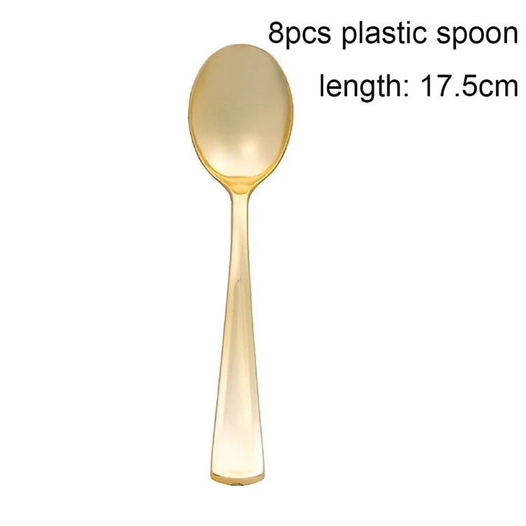 Plastic Spoon 8pcs Joriwoo To Be Bridal одноразовая посуда для вечеринки Mr Mrs свадебное украшение стол команда свадебный душ принадлежности для вечеринки-девичника - Цвет: Plastic Spoon 8pcs