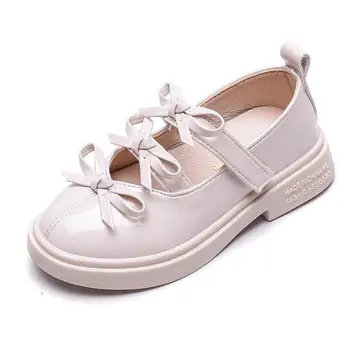 

Spring Autumn New Kid Shoes Childern Leather Shoes Girls bow-knot Princess Kids School Student Party Single Shoes