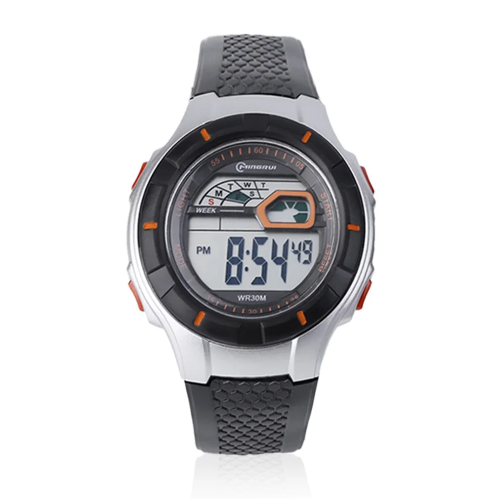 

11 Circular Hole Watches Multicolor Optional Women Men Luxury Famory LED Digital Electronic Luminous Quartz Wristwatch