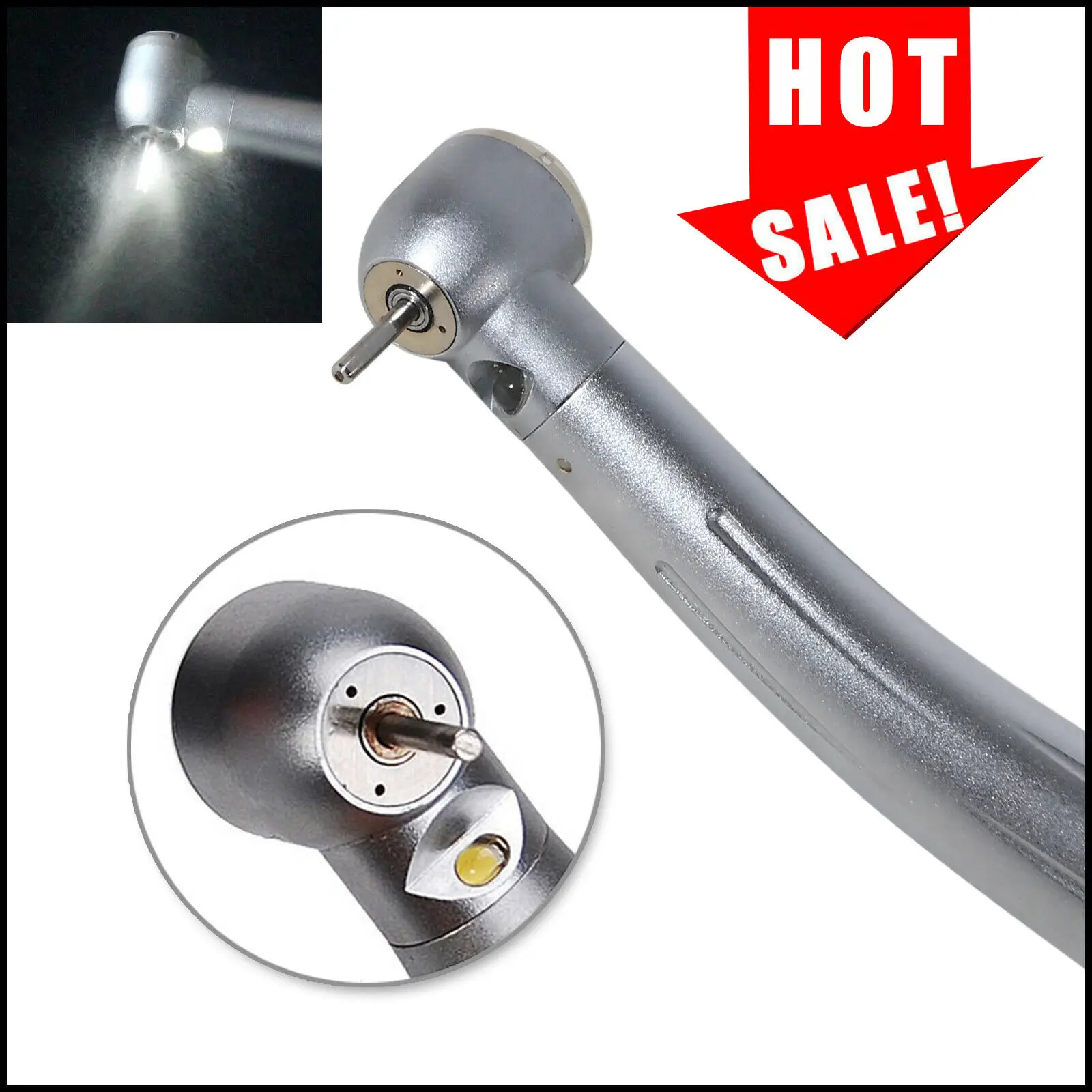 

2019 high standard 1 pcs New type dental LED Cartridge Rotor turbine for handpiece 4 hole Dental Material