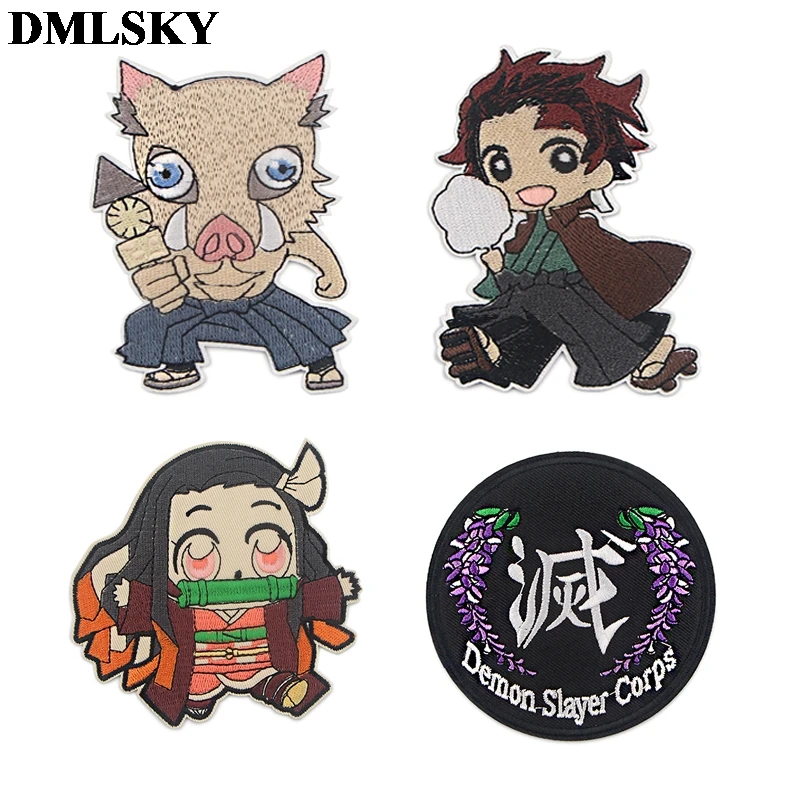 DMLSKY Prince boy Kawaii аппликация Патчи мультфильм милый значок для одежды рюкзак вышитый