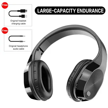 

HIFI Stereo Earphones Bluetooth Headphone Music Headset And Support SD Card With Mic For Mobile Xiaomi Iphone Sumsamg Tablet
