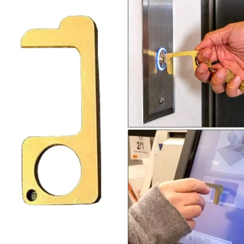 OOTDTY Открыватель двери без прикосновения для включения кнопки лифта самоочистки