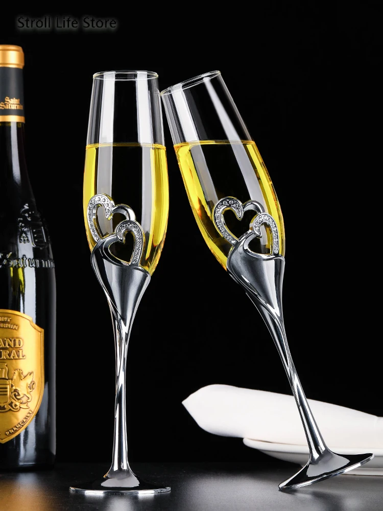 Креативный Кубок для шампанского стекло es Wine Glass подарочный набор Хрустальное