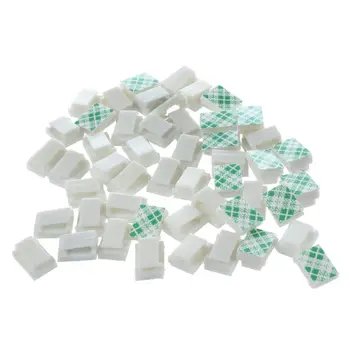 

Self-adhesive Wire Bundle Holder Tie Mount Clip, 7 mm Width, 50 Piece