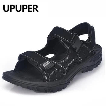 

Black Summer Outdoor Men's Sandals Quick-drying Beach Shoes Men Fashion Summer Slippers For Men High Quality Man Shoes Big Size