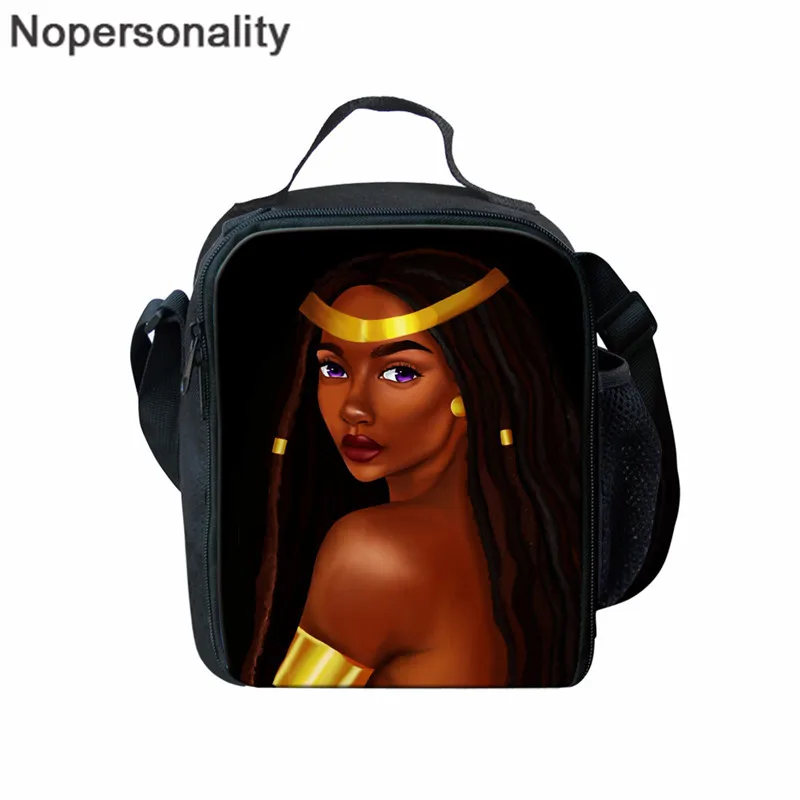 Nopersonality черный рюкзак для девочек в африканском стиле комплект школьных сумок для Детские рюкзаки Melanin женская сумка рюкзак Mochila - Цвет: Z5257G