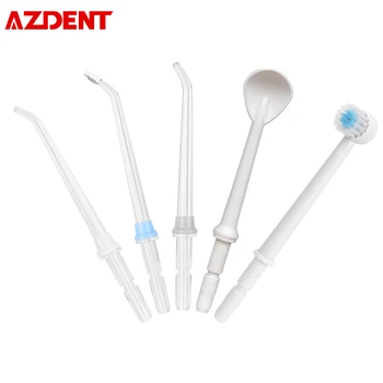 

AZDENT 5Pcs/Pack Nozzles Spray Jets Sprinklers for AZDENT AZ-XMY1 Oral Irrigator Orthodontic Jet Bristle Jet Tongue Cleaning Jet
