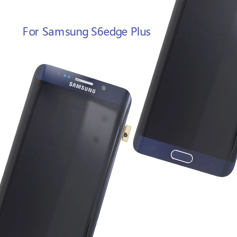 Сменный ЖК-дисплей для SAMSUNG GALAXY S6 edge plus G928 G928F для G928F с цифровым преобразователем сенсорного экрана