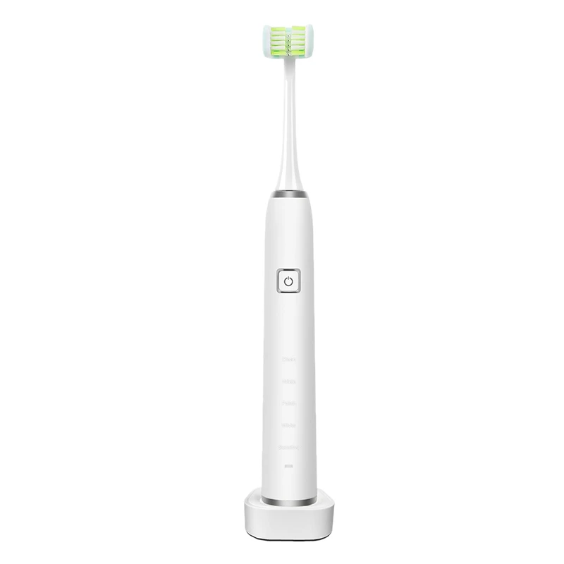 Adult Rechargeable Sonic Electric Toothbrush with 3x Replacement Heads and Portable Toothbrush with Timing Function Adult Rechargeable Sonic Electric Toothbrush with 3x Replacement Heads and Portable Toothbrush with Timing Function