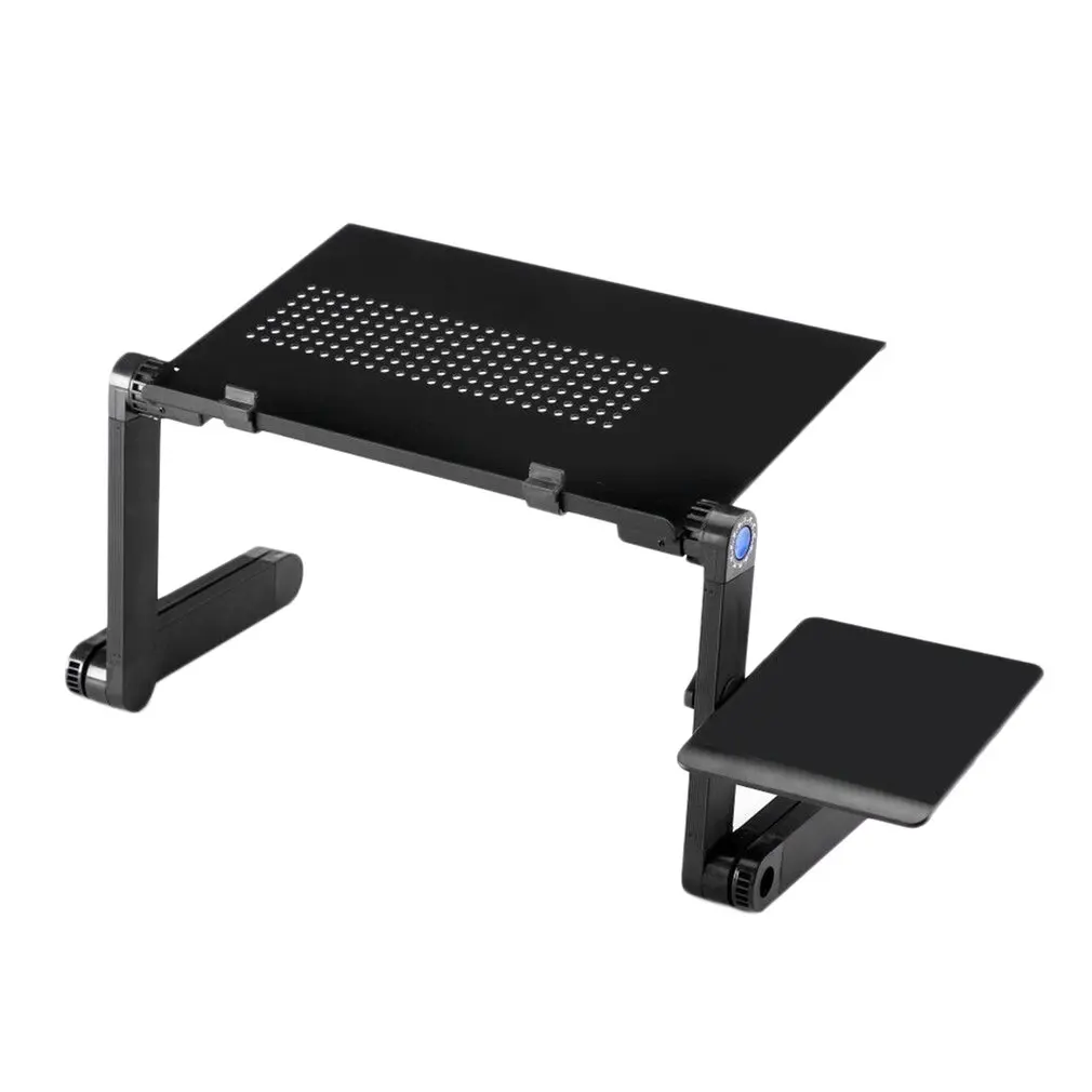 360 Вращающийся алюминиевый сплав компьютерный стол складной регулируемый охлаждающий стол подставка лоток с мышкой пластина для ноутбука ноутбук