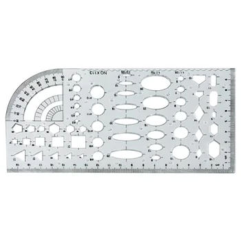 

Multifunctional House Plan Technical Practical Geometric Stencil Architectural Template Furniture Drawing Portable Drafting Tool