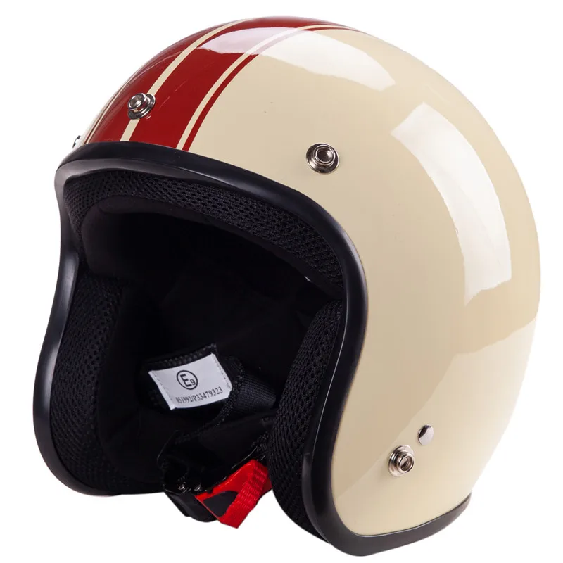 Classic low profile open face helmet JET style 3/4 vintage