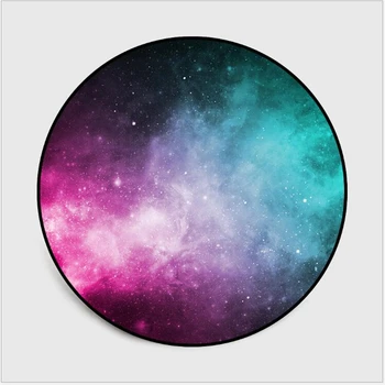 

Area Rug for Living Room Universe Cosmic Vortex Galaxy Space Moon Round Carpet Floor Mat for Table Beside Kids Room Rugs