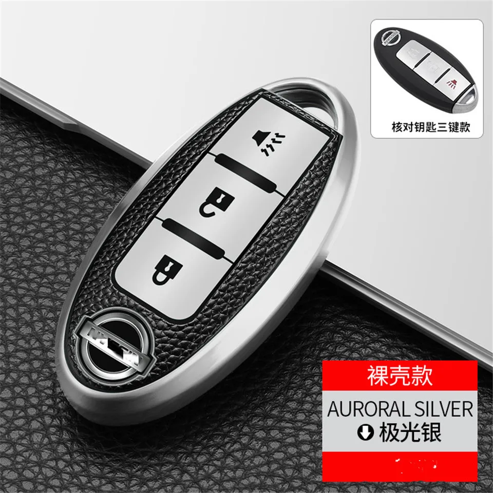 Cover per chiave/telecomando per nissan juke leaf micra k12 note patrol qashqai j11 j10 tiida versa x-trail xtrail x trail t32 Infiniti - H1712d4fea34842bcb843e09d97321ff0l