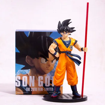 

Dragon Ball Son Goku 20th Anniversary Super Saiyan Son Gokou DragonBall Kakarotto 18CM Action Figure Model
