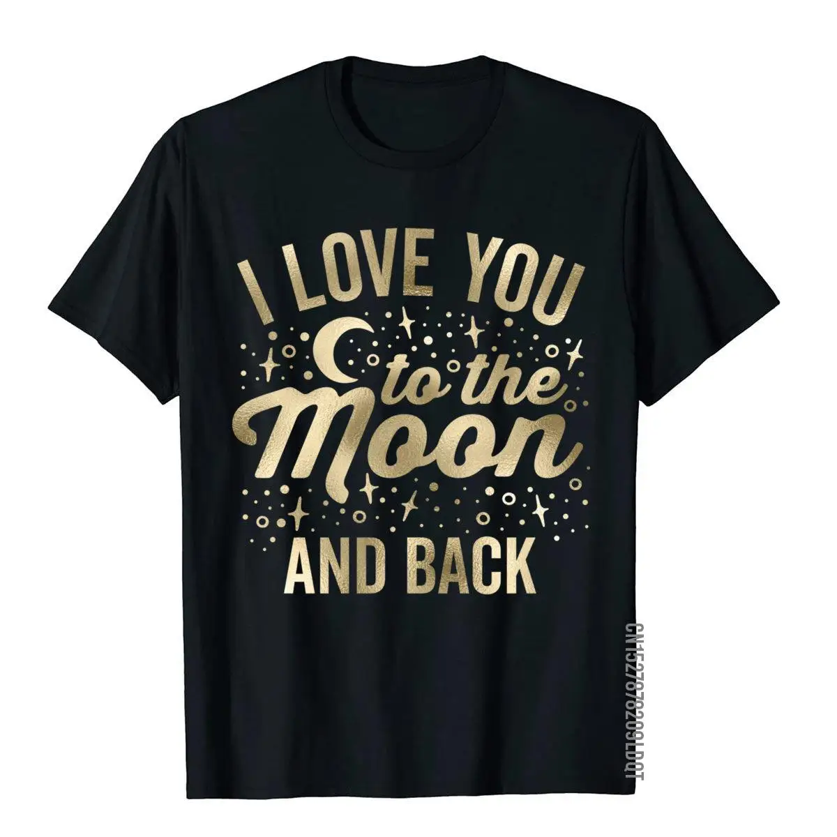 Футболки с надписью I Love You To The Moon And Back Stars |
