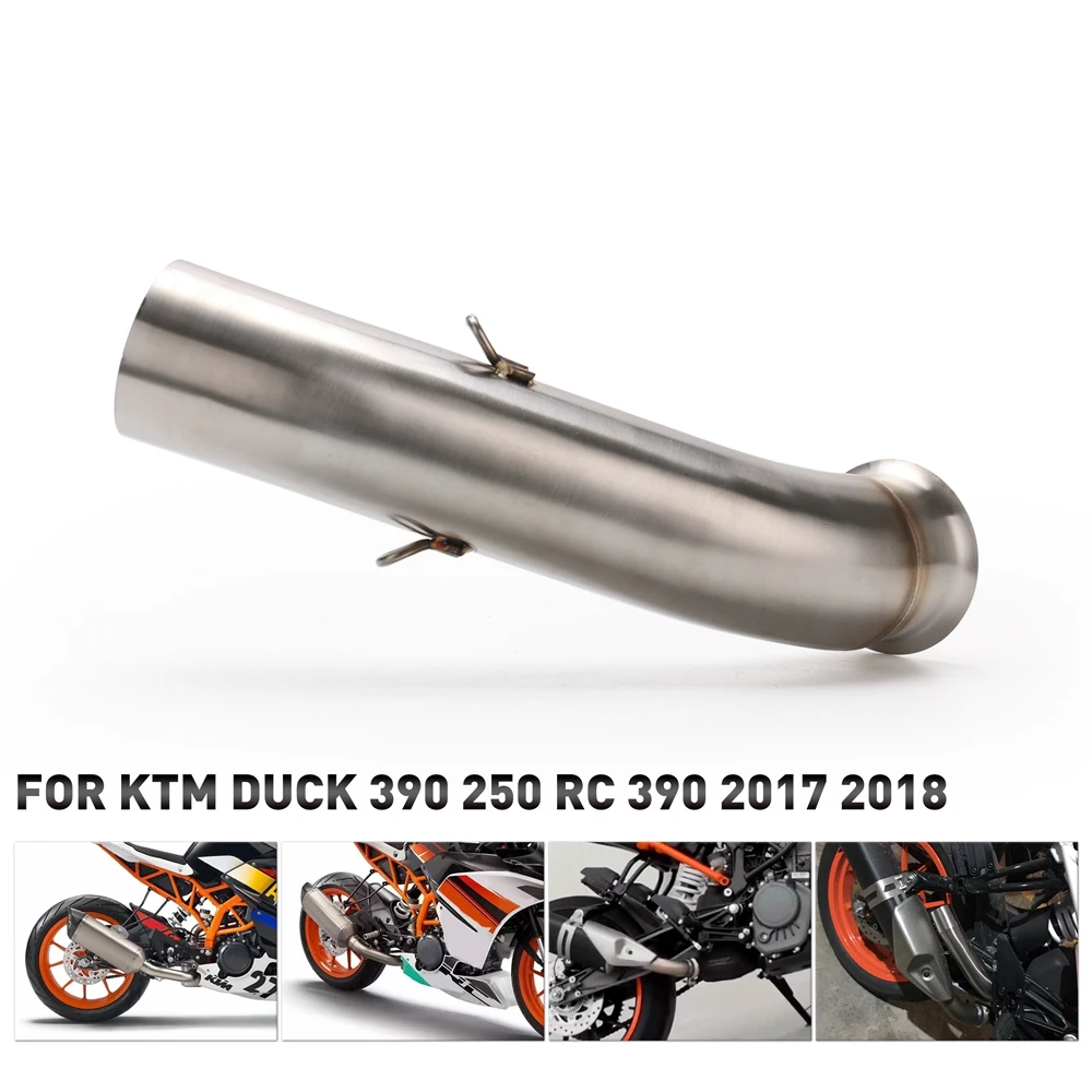 Для KTM аксессуары для мотоциклов DUKE 390 250 125 DUKE390 RC390 промежуточная выхлопная труба