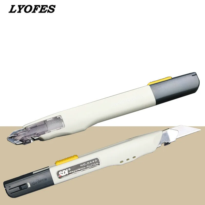 Cuchillo profesional de precisión con cuchillas, cortador de papel, trabajo de Metal, cuchilla para arte, papelería japonesa