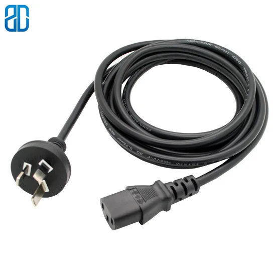 

1M 3*1.5mm AU-C13 AU Australia Male Plug TO IEC320 C13 Female Socket AC Power Extension Cable Cord For PDU UPS 10A 250V