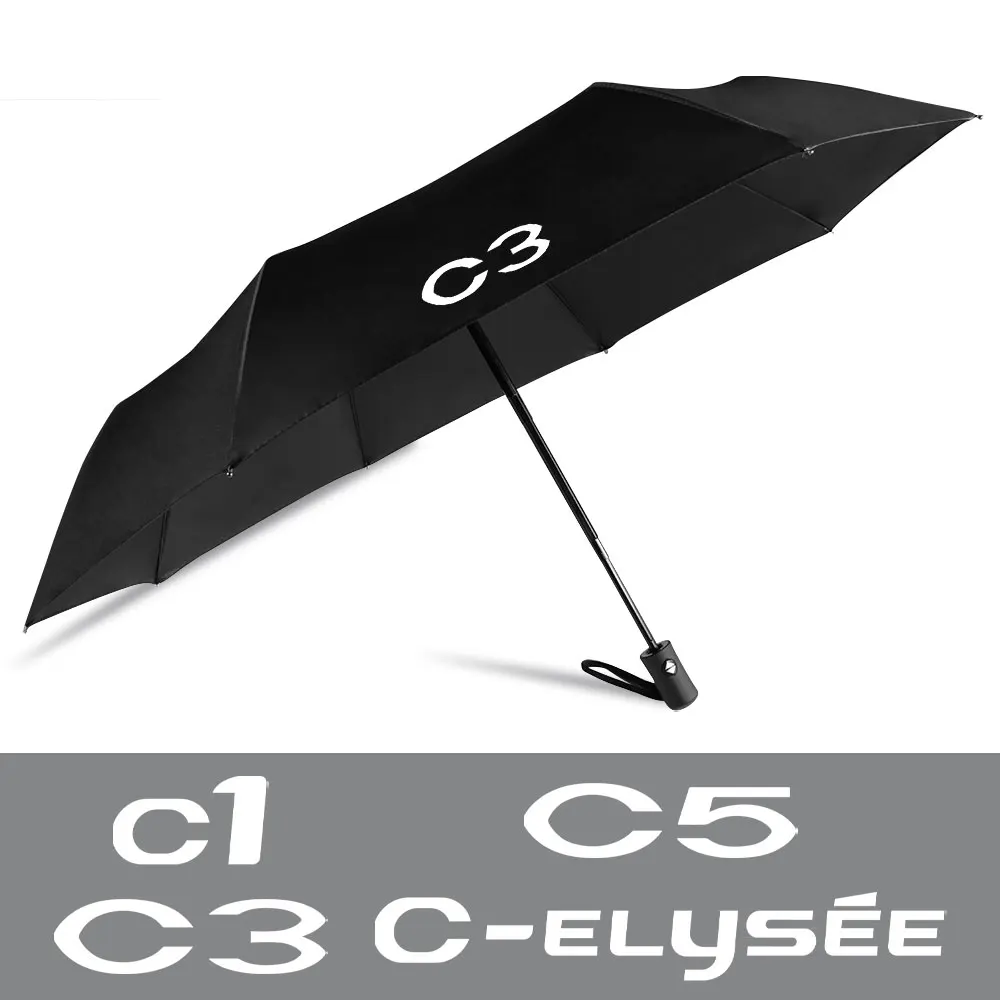 Car Umbrella Folding Fully Automatic Compact Auto Accessories For Citroen C4 Picasso C5 Aircross C1 C3 C4L C2 C6 C-elysee VTS C8