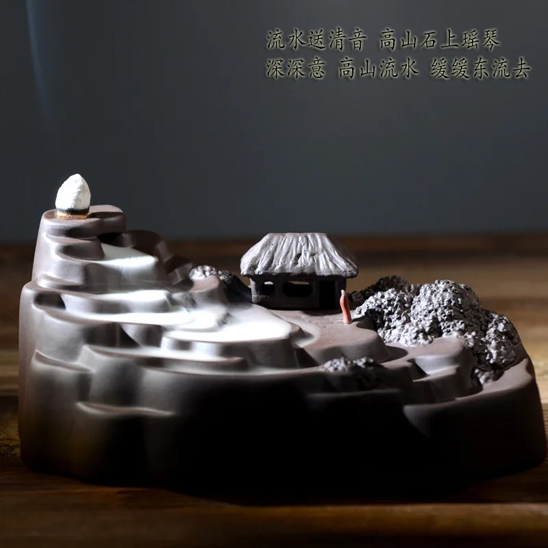 

2019 Aromaterapia Violet Arenaceous Censer Chinese Penjing Tea Desktop Back Present Furnishing Articles Factory Direct Sale
